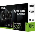 Видеокарта GeForce RTX 5070 2610МГц 12Гб ASUS TUF Gaming OC (GDDR7, 192бит, 2xHDMI, 3xDP)