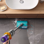 Вертикальный пылесос Dyson V15s Detect Submarine (влажная, сухая, контейнер, мощность всасывания: 240Вт, пылесборник: 0.75л, потребляемая мощность: 660Вт)