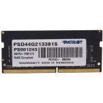 Память SO-DIMM DDR4 4Гб 2133МГц Patriot Memory (17000Мб/с, CL15, 260-pin, 1.2 В)