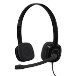 Гарнитура Logitech Stereo Headset H151 (оголовье, 3.5 мм, 1.8м, накладные, mini jack 3.5 mm combo, 80г)
