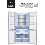 Холодильник Lex LCD505PnGID (No Frost, A+, 2-камерный, Side by Side, инверторный компрессор, розовое золото)