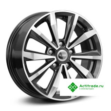 КиК ZV Seltos KC974 R16/6.5J PCD 5x114,3 ET 44 ЦО 67,1 черный с полированной лицевой поверхностью