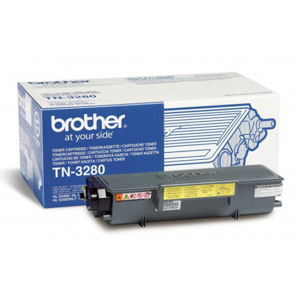 Картридж Brother TN3280 (черный; 8000стр; HL5340, 5350, 5370, 5380, DCP8070, 8085, 8370, 8380, 8880, 8890)