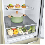 Холодильник LG GC-B509SECL (No Frost, A+, 2-камерный, объем 419:292/127л, инверторный компрессор, 59.5x203x68.2см, бежевый)
