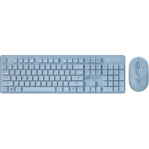 Клавиатура и мышь Oklick S265W (кнопок 4, 1600dpi)