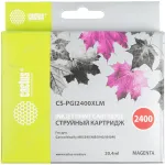 Чернильный картридж Cactus CS-PGI2400XLM (пурпурный пигментный; 20,4стр; MAXIFY iB4040, МВ5040, МВ5340)
