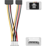 Кабель-переходник Vention (Molex (m), 2 x SATA)