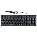 Клавиатура Oklick 120 M Standard Keyboard Black USB (классическая мембранная, 104кл)