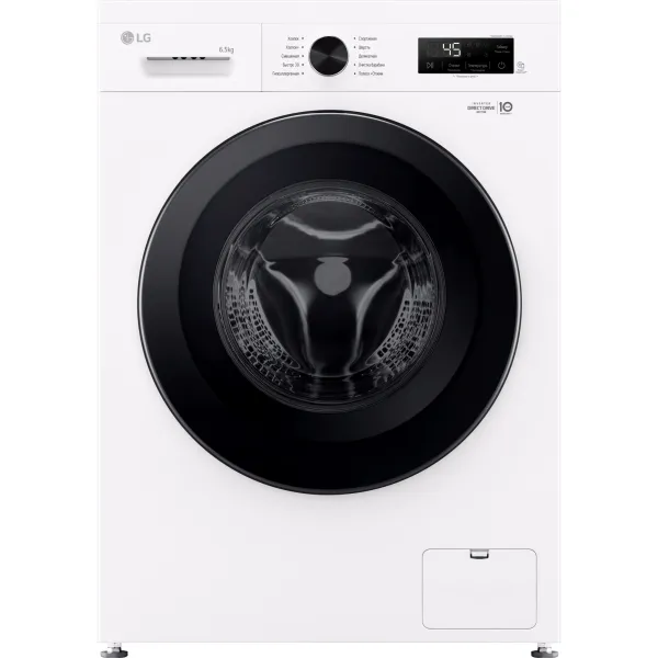 Стиральная машина LG F2Y1WS6W(60x85x45.5см, фронтальная, макс:6,5кг, 1200об/мин, белый)