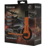 Гарнитура DEFENDER Warhead G-120 (оголовье, с проводом, 2м, накладные, 2 x mini jack 3.5 mm)