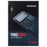 Жесткий диск SSD 2Тб Samsung 990 PRO (2280, 7450/6900 Мб/с, 1550000 IOPS, PCI-E, 2048Мб, для ноутбука и настольного компьютера)
