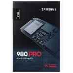 Жесткий диск SSD 2Тб Samsung 990 PRO (M.2, 7450/6900 Мб/с, 1550000 IOPS, PCI-E, 2048Мб, для ноутбука и настольного компьютера)