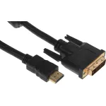 Кабель Buro (HDMI (m), DVI-D (m), 1,8м)