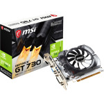 Видеокарта GeForce GT 730 902МГц 2Гб MSI (PCI-E x16, GDDR3, 128бит, 1xDVI, 1xHDMI)