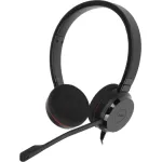 Гарнитура Jabra EVOLVE 20 UC Stereo (оголовье, с проводом, накладные, USB Type-A, Unified Communications)