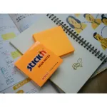 Блок самоклеящийся Hopax 21164 (бумага, оранжевый, 76x76мм, 100листов, 70г/м2)