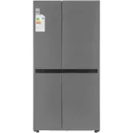 Холодильник LG GC-B257KMHW (No Frost, A+, 2-камерный, Side by Side, объем 703:432/271л, инверторный компрессор, серебристый)