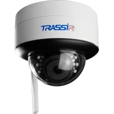 Камера видеонаблюдения Trassir TR-D3121IR2W (IP, антивандальная, купольная, уличная, 2Мп, 2.8-2.8мм, 1920x1080, 25кадр/с, 100°) [TR-D3121IR2W]