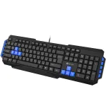 Игровая клавиатура Oklick 750G FROST WAR Black USB (классическая мембранная, 114кл)