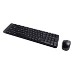 Клавиатура и мышь Logitech Wireless Combo MK220 Black USB (радиоканал, классическая мембранная, 101кл, светодиодная, кнопок 2, 1000dpi)