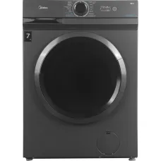 Стиральная машина Midea MF100W70/S-RU(59.5x85x40см, фронтальная, макс:7кг, 1200об/мин, защита от протечек, темно-серебристый) [MF100W70/S-RU]