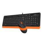 Клавиатура и мышь A4Tech Fstyler F1010 (кнопок 4, 1600dpi)