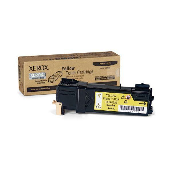 Картридж Xerox 106R01337 (желтый; 1000стр; Xerox Phaser 6125)