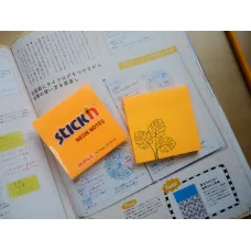 Блок самоклеящийся Hopax 21164 (бумага, оранжевый, 76x76мм, 100листов, 70г/м2) [21164]