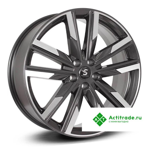 Premium Series КР014 EXEED VX R20/8J PCD 5x108 ET 36 ЦО 65,1 темно - серый глянцевый с полированной лицевой поверхностью