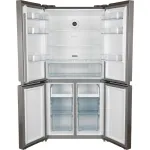 Холодильник Бирюса CD 466 I (No Frost, A, 3-камерный, Side by Side, объем 450:297/153л, инверторный компрессор, нержавеющая сталь)