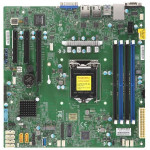 Материнская плата Supermicro X11SCL-F (LGA1151, Intel C242, xDDR4 DIMM, mATX)