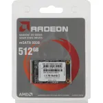 Жесткий диск SSD 512Гб AMD (mSATA, 553/480 Мб/с, 57304 IOPS, SATA)