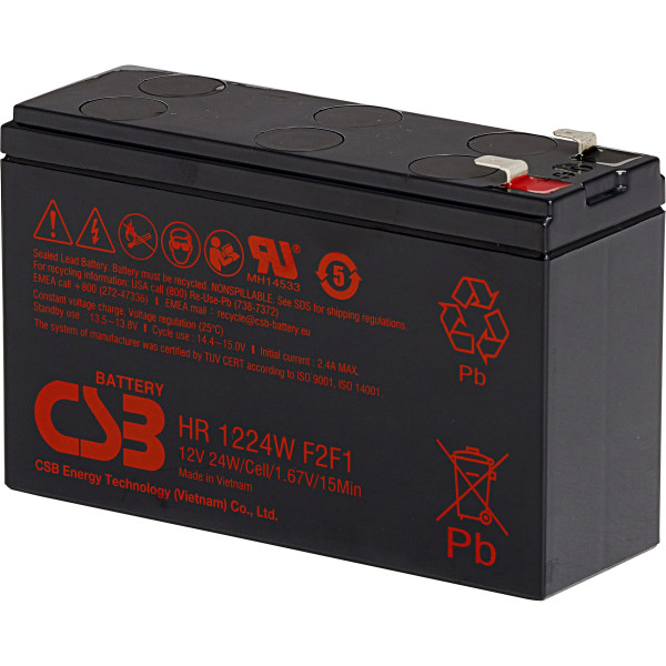 Батарея CSB HR1224W F2 F1 (12В)