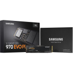 Жесткий диск SSD 1Тб Samsung 970 EVO Plus (M.2, 3500/3300 Мб/с, 550000 IOPS, PCI-E, 1024Мб, для ноутбука и настольного компьютера)