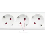 Сетевой фильтр Powercube SPL(5+1)-16B-P-3М (3м, 6xEURO, 3,5кВт, 16А)