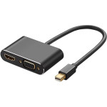 Кабель-переходник VCOM (Mini DisplayPort (m), HDMI (f); VGA (f))