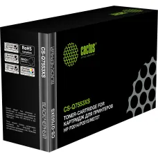 Тонер-картридж Cactus HP CS-Q7553XS (черный; 7000стр; P2014, P2015, M2727)