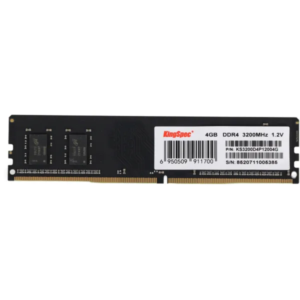 Память DIMM DDR4 4Гб 3200МГц KingSpec (25600Мб/с, CL18, 288-pin)
