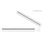 Патч-панель Hyperline PP3-19-24-8P8C-C5E-110D (19