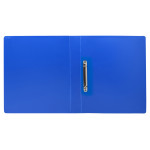 Папка на кольцах Buro ECB413/2RBLUE (количество колец 2, форма колец О-образные, A4, пластик, толщина пластика 0,5мм, синий)