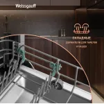 Посудомоечная машина Weissgauff BDW 4536 D Inverter Autoopen Timer Floor
