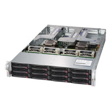Серверная платформа Supermicro SYS-6029U-TR4 (2x4215R, 4x16Гб DDR4 ECC, 2x240Гб SSD, 2x1000Вт, 2U)