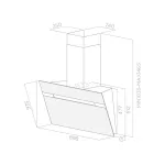 Вытяжка Jetair Viki BK/A/90