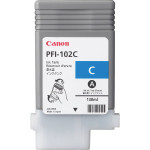 Чернильный картридж Canon PFI-102C (голубой; 130стр; 130мл; iPF510, 605, 610, 650, 655, 750, 760, 765)