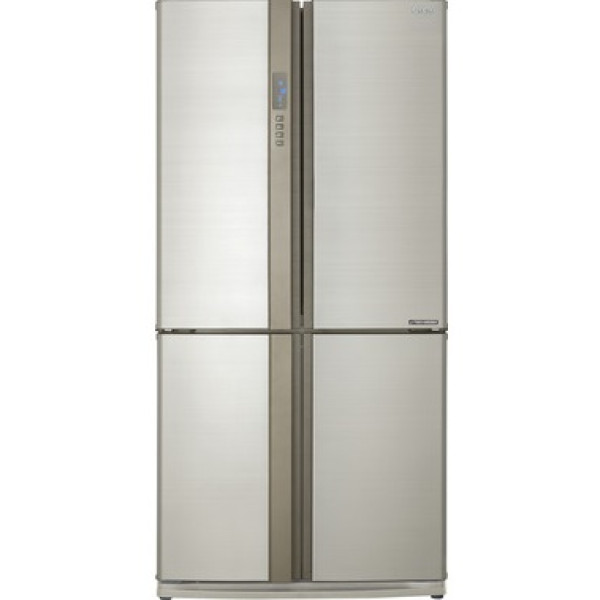 Холодильник Sharp SJ-EX98FBE (No Frost, A++, 3-камерный, Side by Side, инверторный компрессор, 89,2x183x77,1см, бежевый)