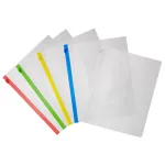 Бюрократ BPM5ARED (A5, полипропилен, толщина пластика 0,15мм, молния красный)