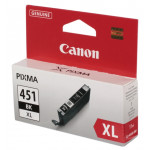 Картридж Canon CLI-451BK (черный; 337стр; 7мл; Pixma iP7240, MG6340, MG5440)