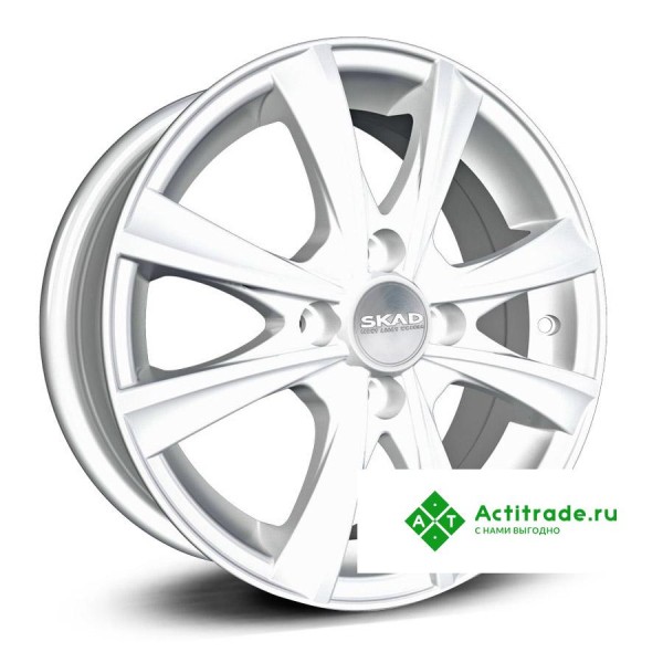 Скад Мальта R15/6J PCD 4x114,3 ET 45 ЦО 67,1 белый