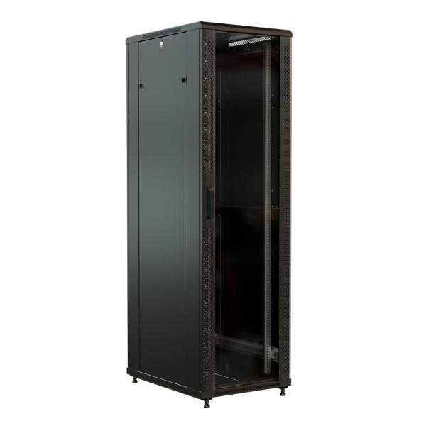 Шкаф коммутационный напольный WRline WR-TT-4768-AS-RAL9004 (47U, 600x2277x800мм, IP20, 800кг)