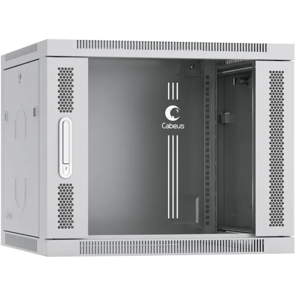 Шкаф коммутационный настенный Cabeus SH-05F-9U60/45 (9U, 600x501x450мм, IP20, 60кг)